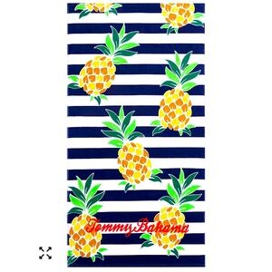 Tommy‎ Bahama Navy and Yellow Pineapple Towel